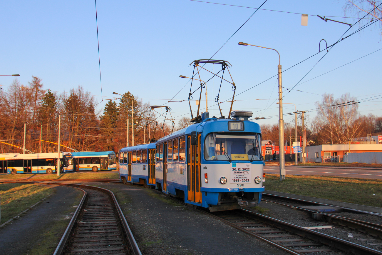 Острава, Tatra T3SU № 902; Острава, Tatra T3SUCS № 990