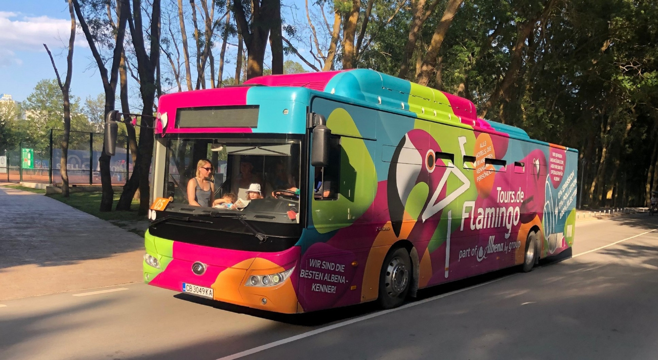 Албена, Yutong E12 (ZK6128BEVG) № СВ 3049 КА