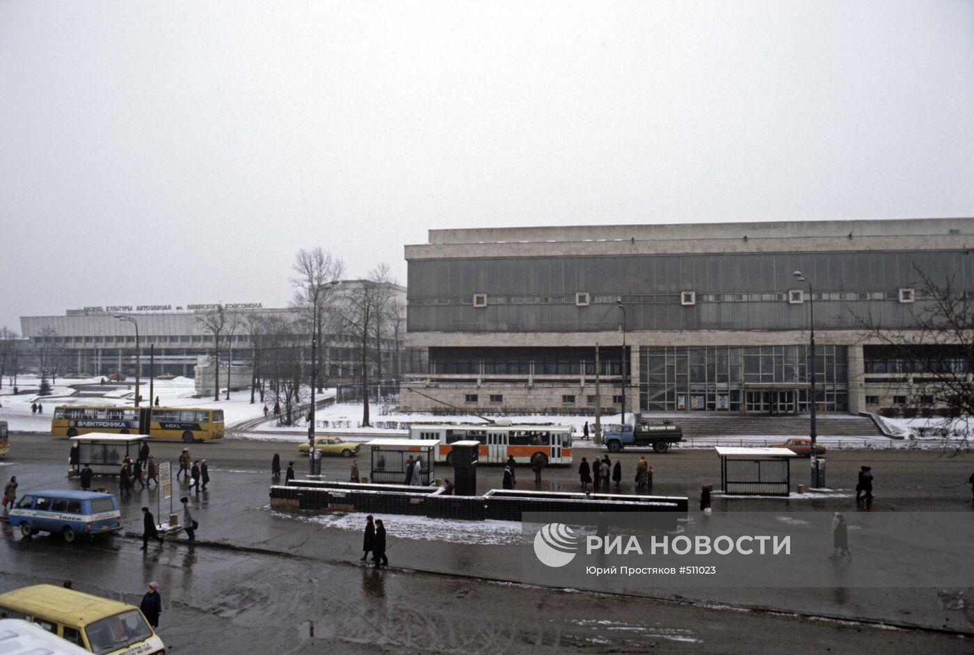 Moscova — Historical photos — Tramway and Trolleybus (1946-1991)