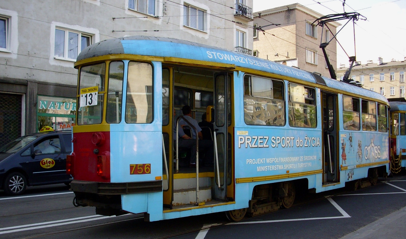 Варшава, Konstal 13N № 756