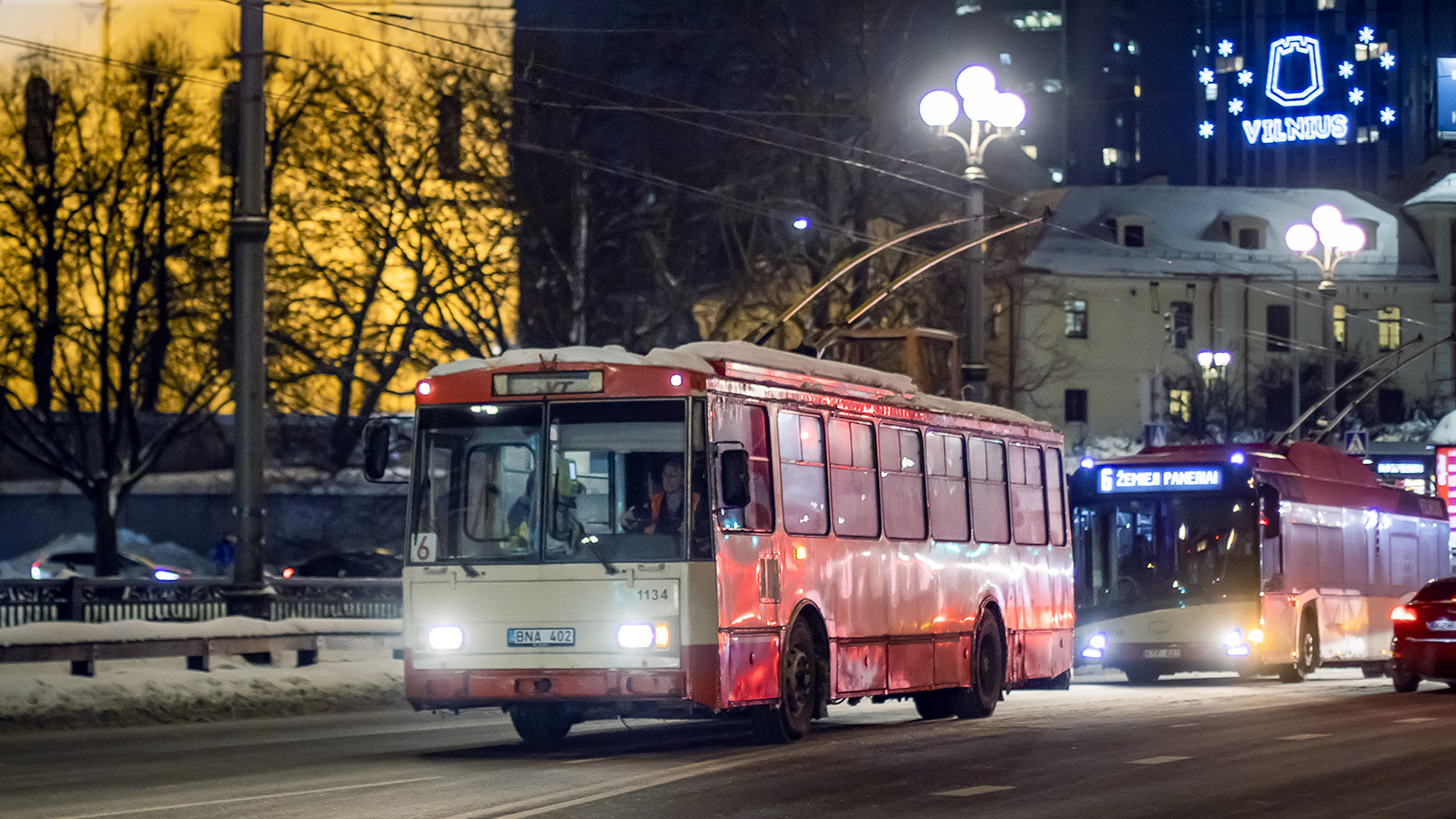 Вильнюс, Škoda 14Tr11/6 № 1134