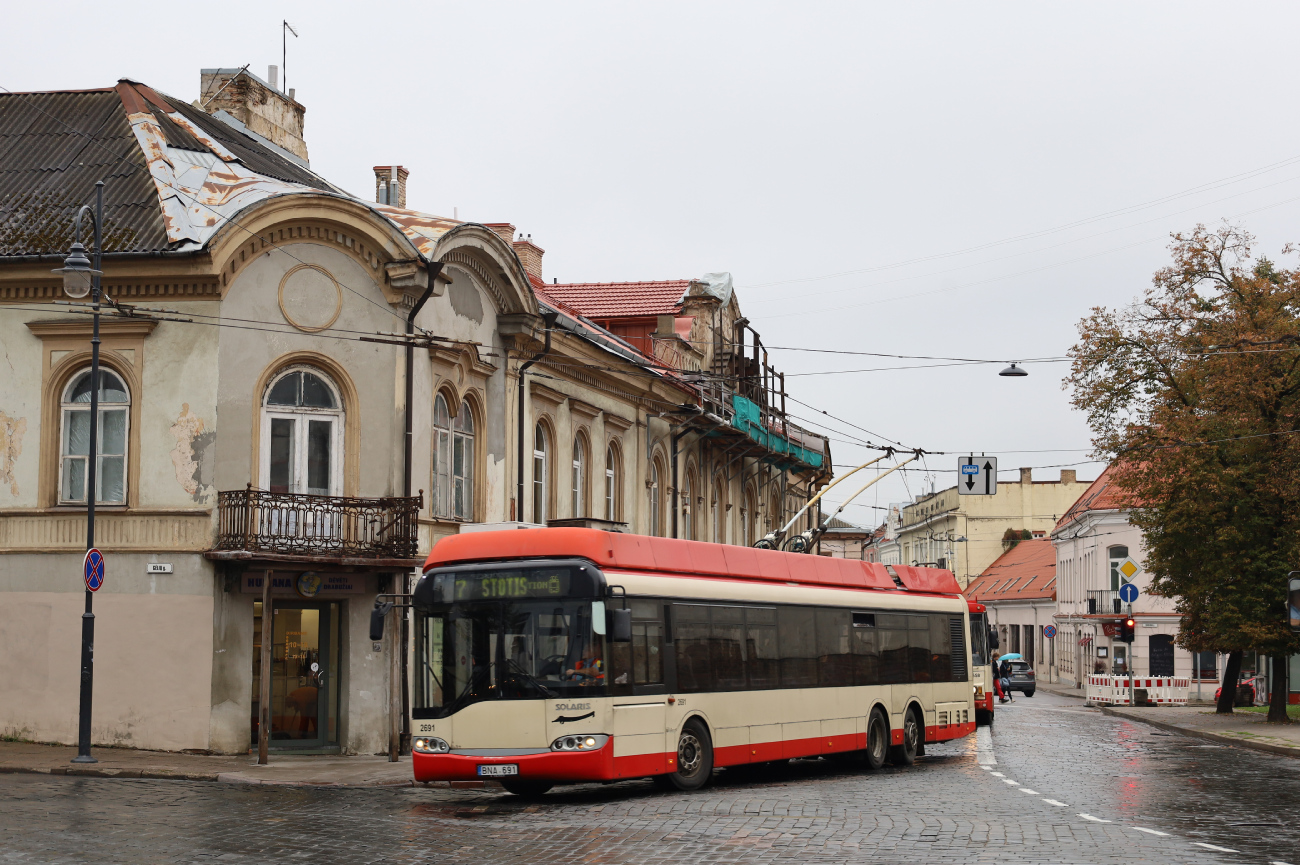 Вильнюс, Solaris Trollino II 15 AC № 2691