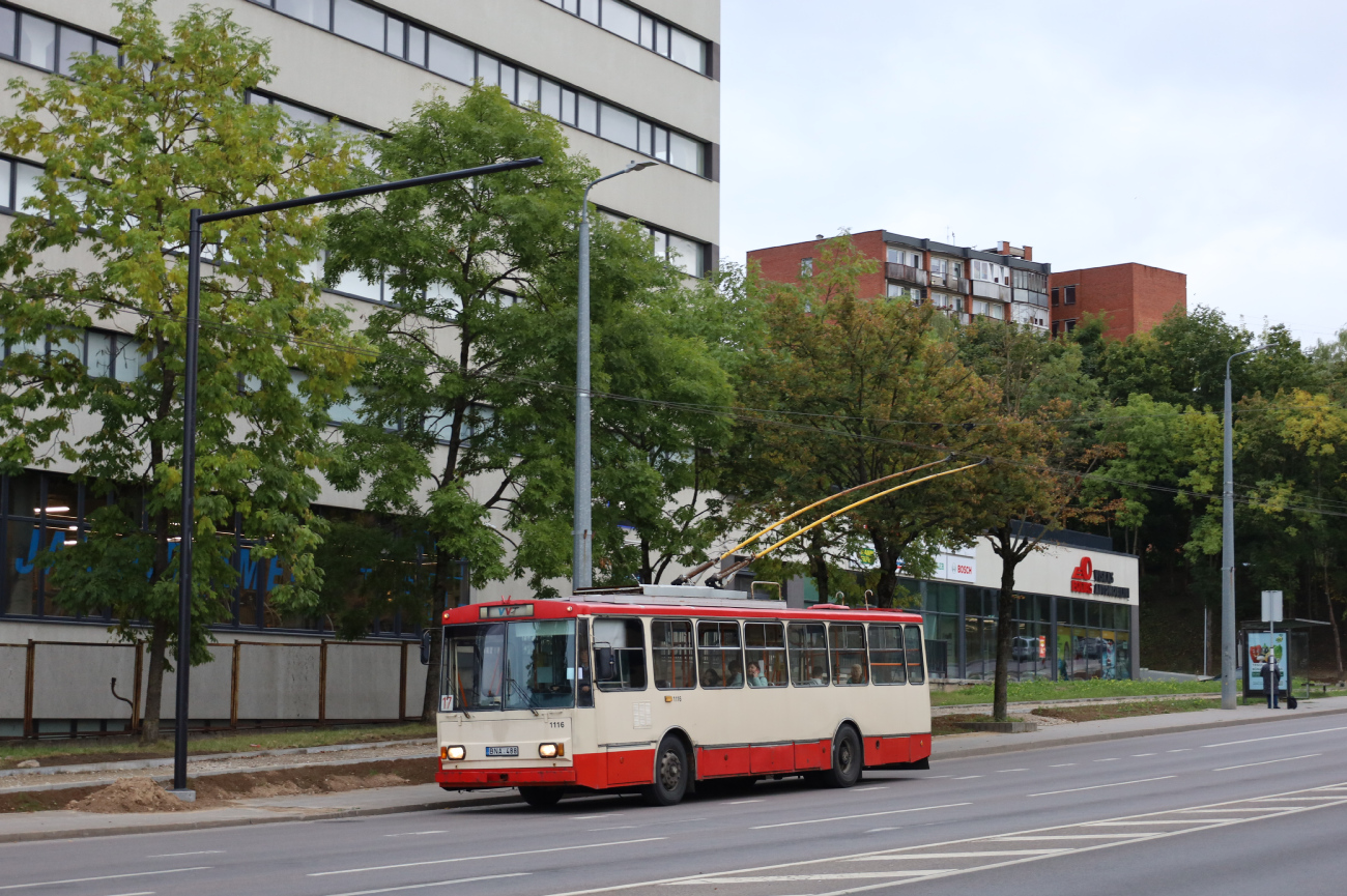 Вильнюс, Škoda 14Tr11/6 № 1116