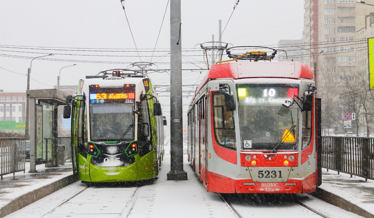 Санкт-Петербург, Stadler B85600M № 015; Санкт-Петербург, 71-631-02.02 № 5231