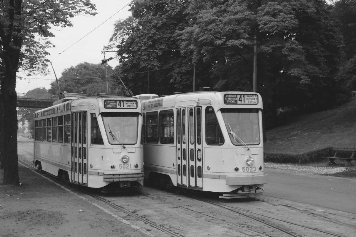 Брюссель, MIVB/STIB Series 5000 (modernized) № 5021; Брюссель — Старые фотографии MIVB / STIB