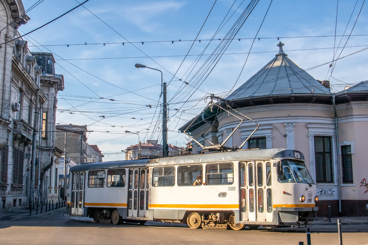 Бухарест - Илфов, Tatra T4R № 3322