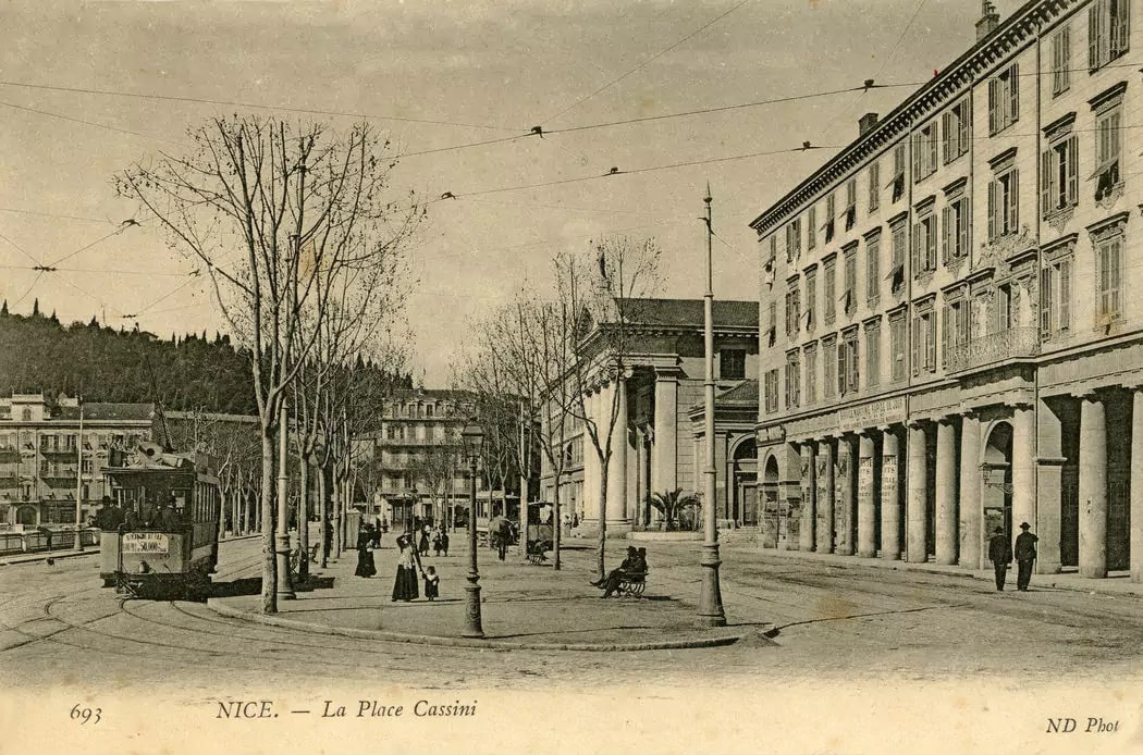 Ницца, Двухосный моторный Saint-Denis № 70; Ницца — Старые фотографии