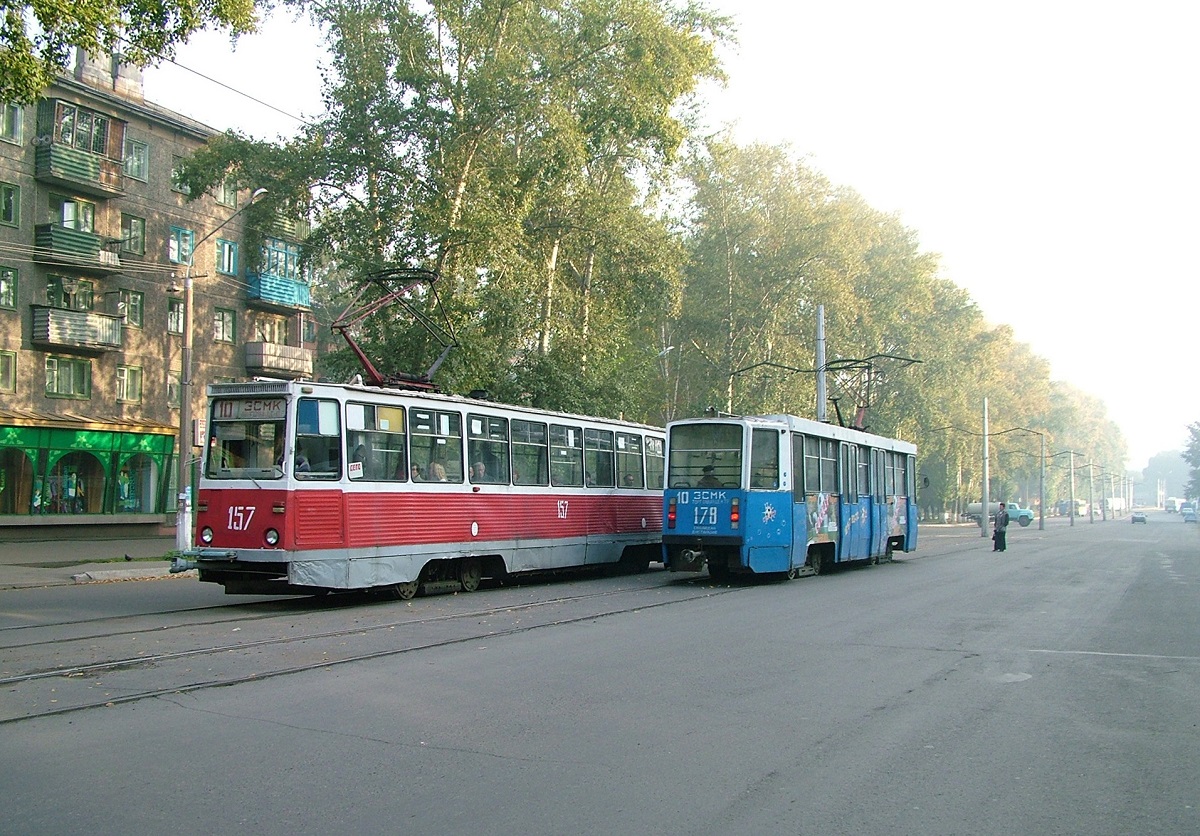 Новокузнецк, 71-605 (КТМ-5М3) № 157; Новокузнецк, 71-608КМ № 178