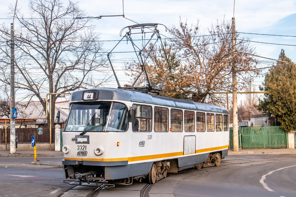 Бухарест - Илфов, Tatra T4R № 3321