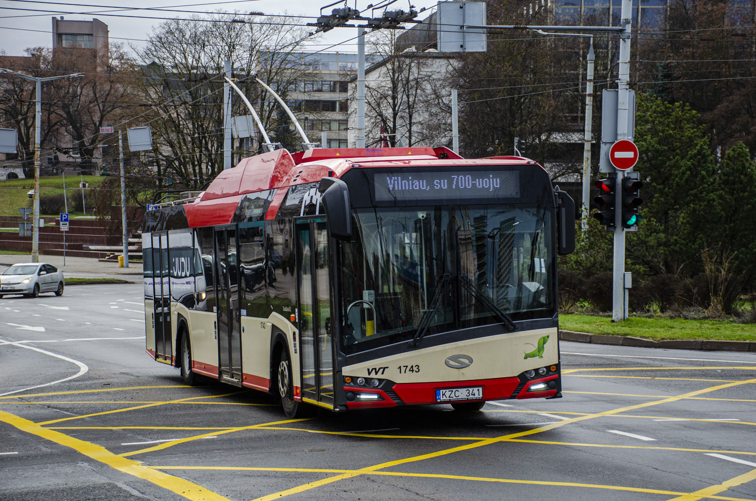 Вильнюс, Solaris Trollino IV 12 Škoda № 1743