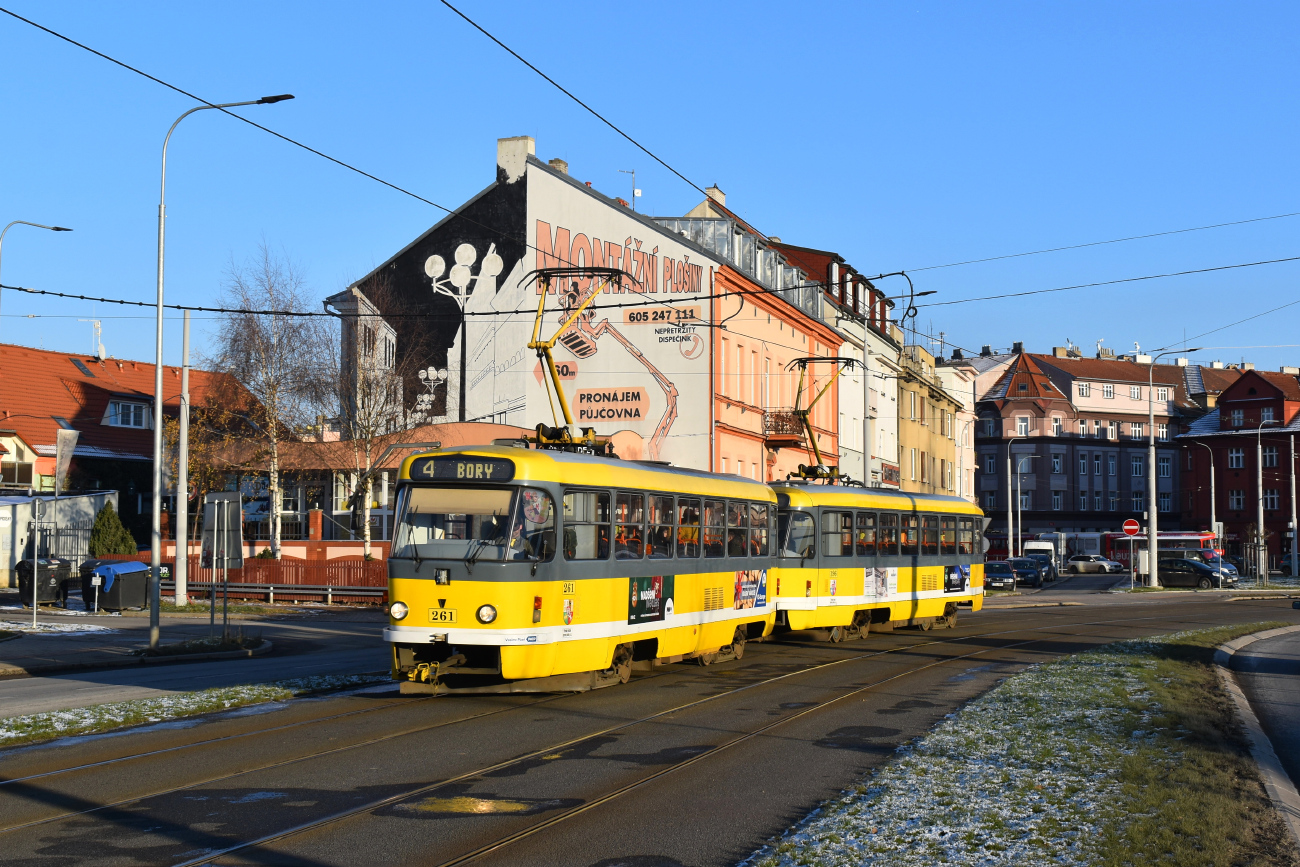 Пльзень, Tatra T3R.P № 261