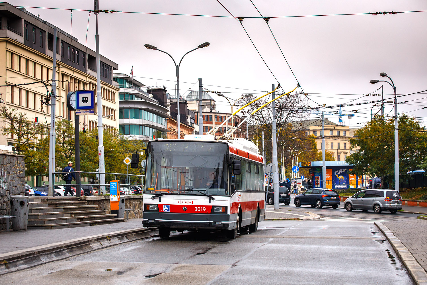 Брно, Škoda 21Tr № 3019