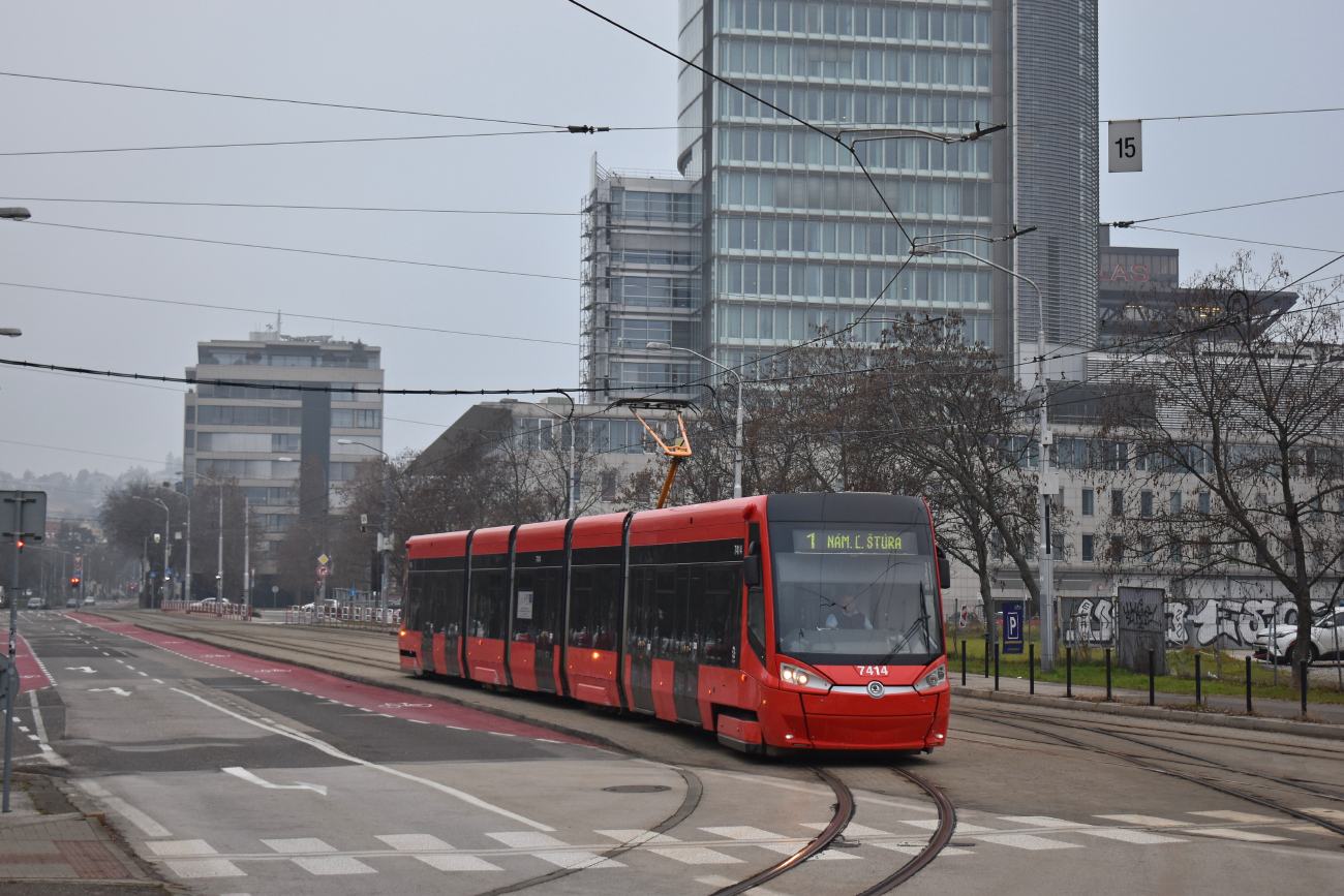 Братислава, Škoda 29T ForCity Plus № 7414