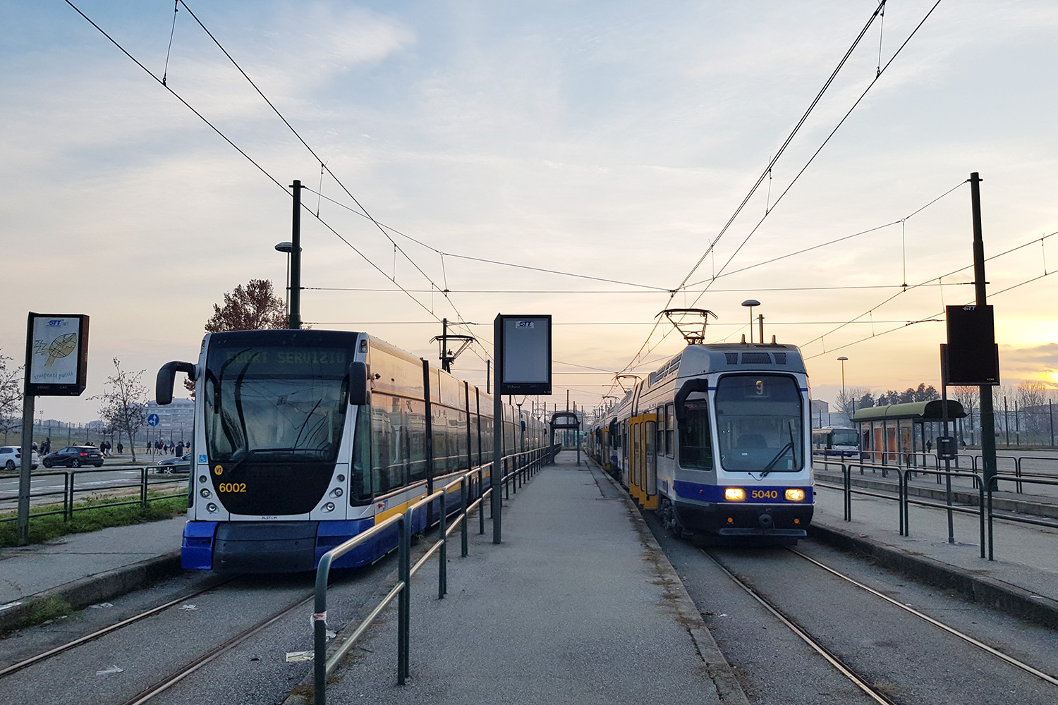 Турин, Alstom (Fiat) Cityway № 6002; Турин, GTT series 5000 № 5040