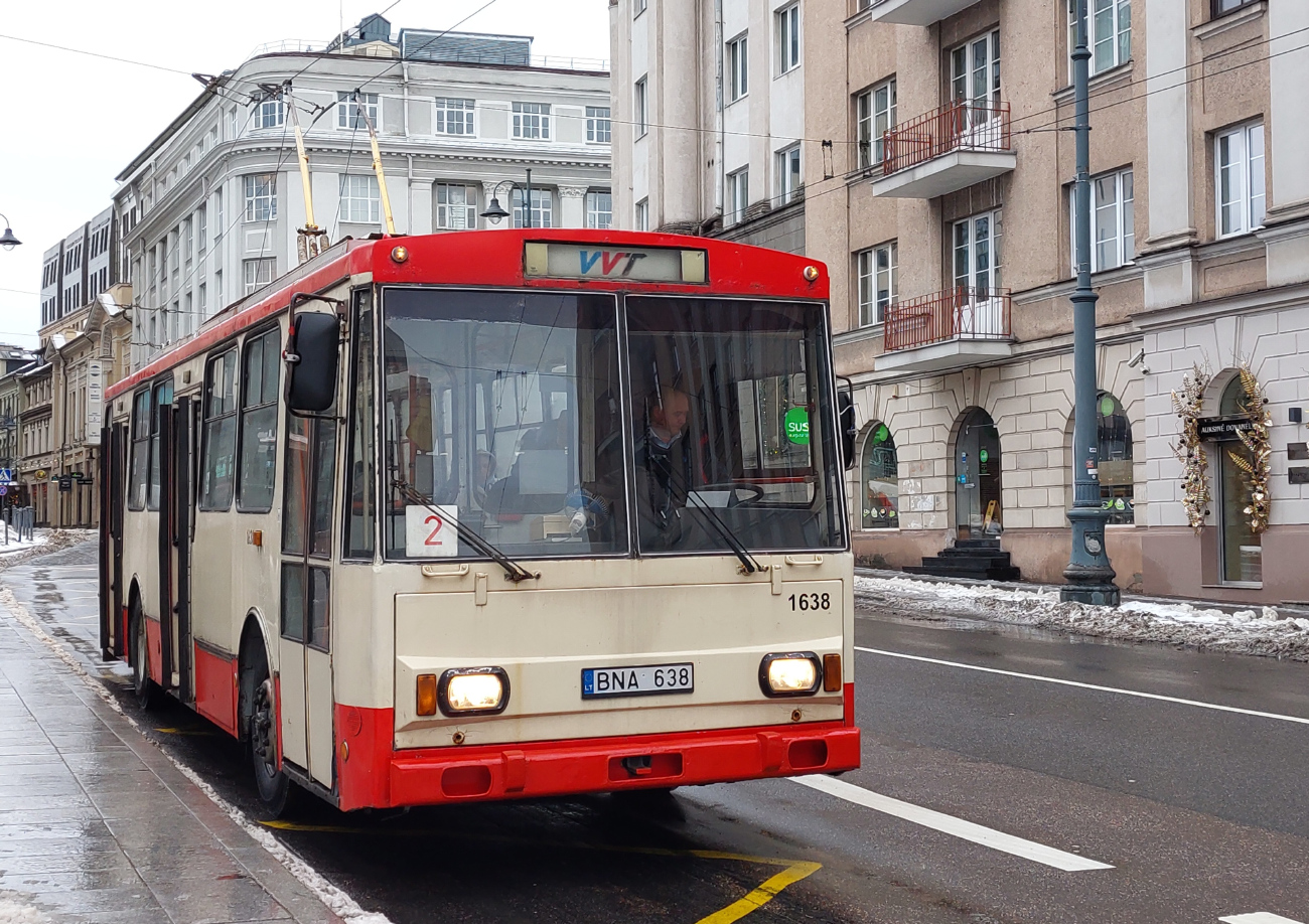 Вильнюс, Škoda 14Tr13/6 № 1638