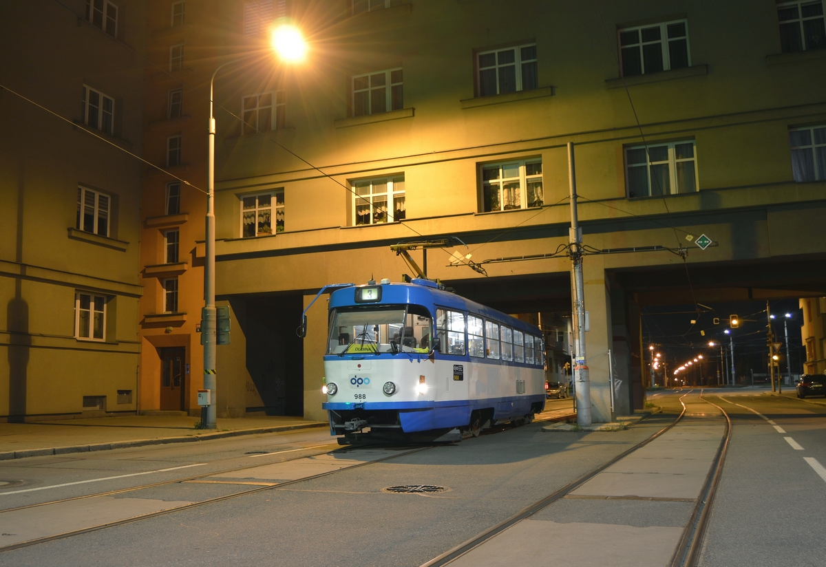 Острава, Tatra T3G № 988