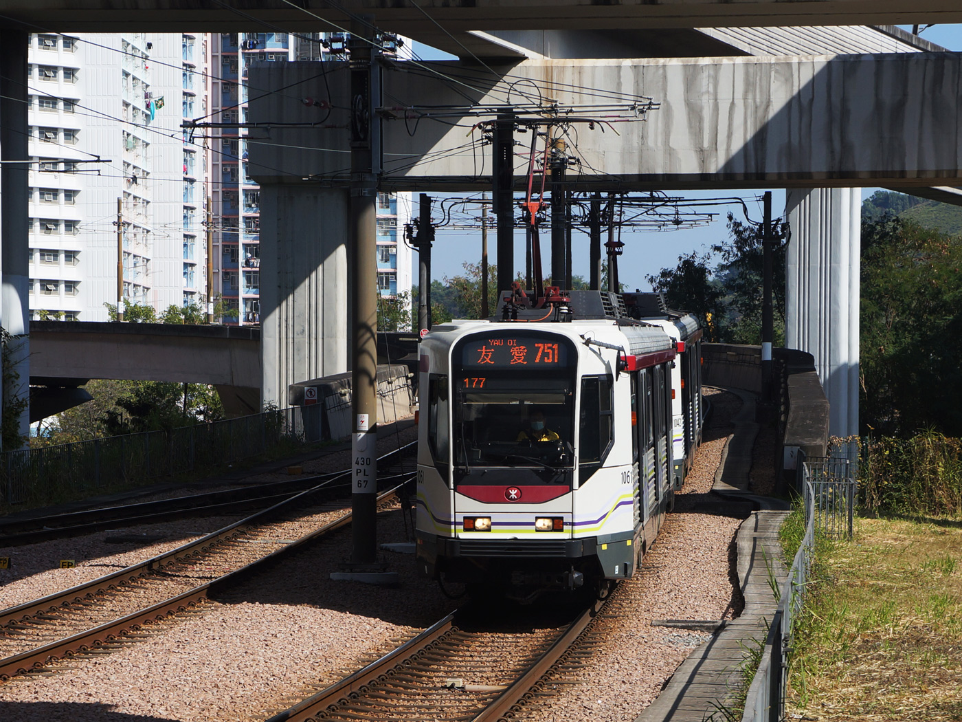 Гонконг, Comeng Phase I LRV (mod. UGL) № 1061