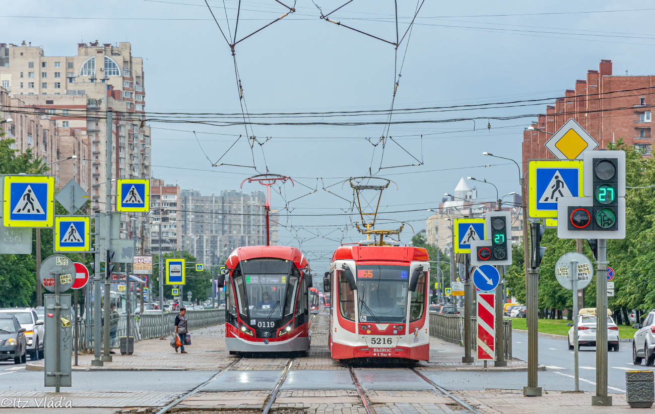 Санкт-Петербург, 71-931М «Витязь-М» № 0119; Санкт-Петербург, 71-631-02 № 5216