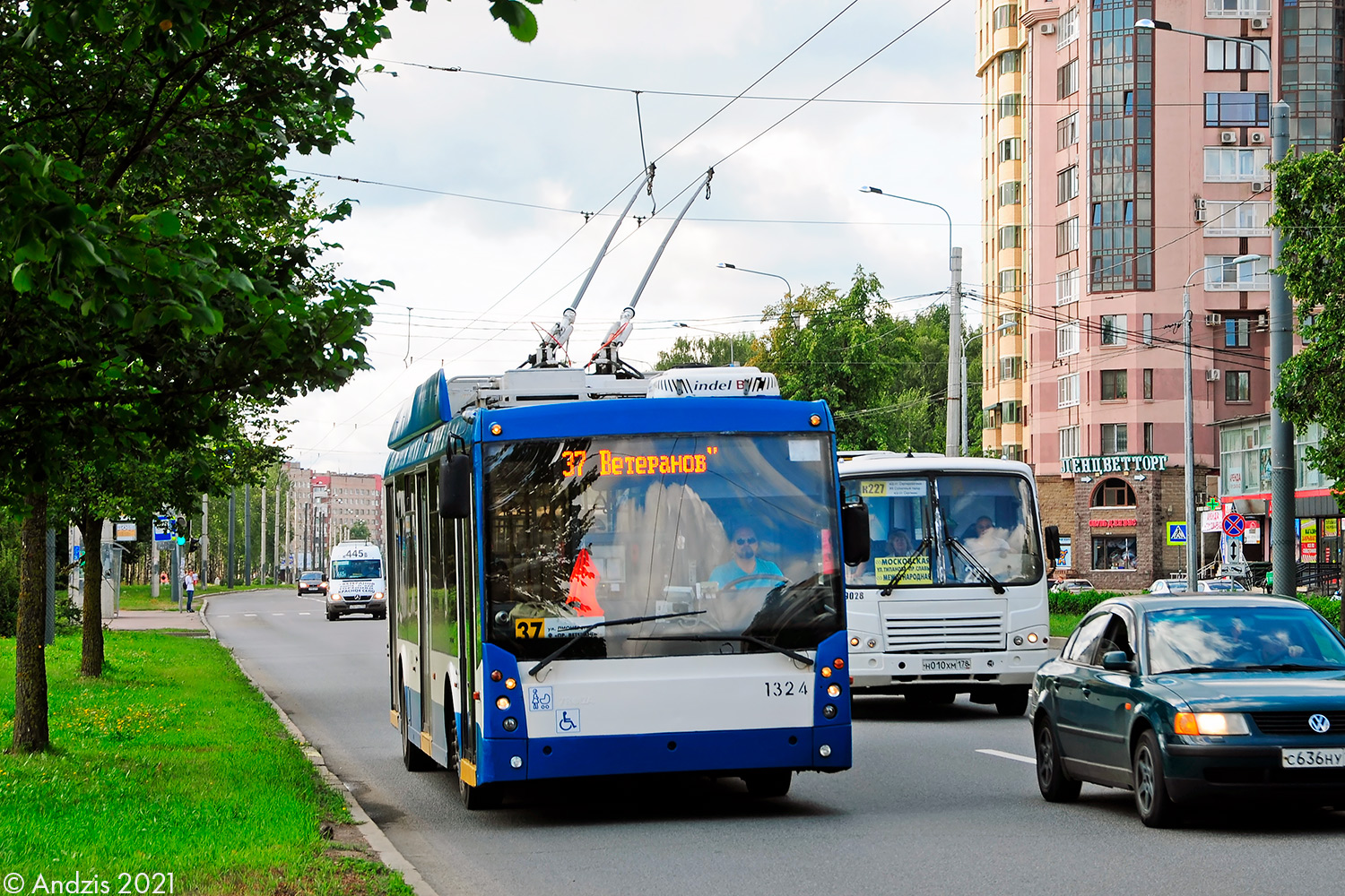 Санкт-Петербург, Тролза-5265.00 «Мегаполис» № 1324