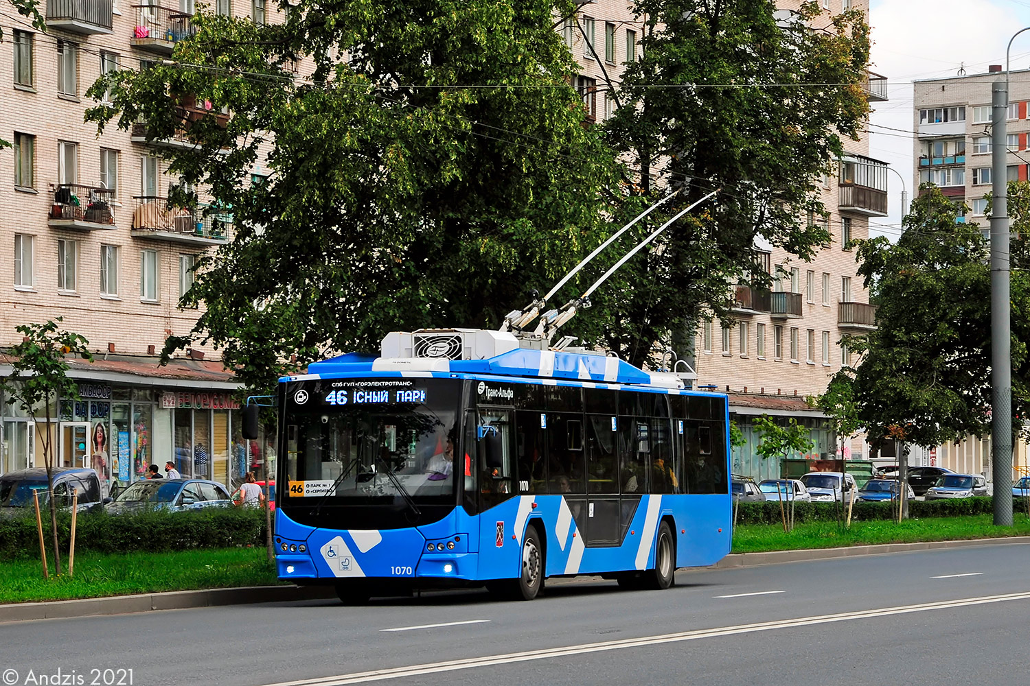 Санкт-Петербург, ВМЗ-5298.01 «Авангард» № 1070