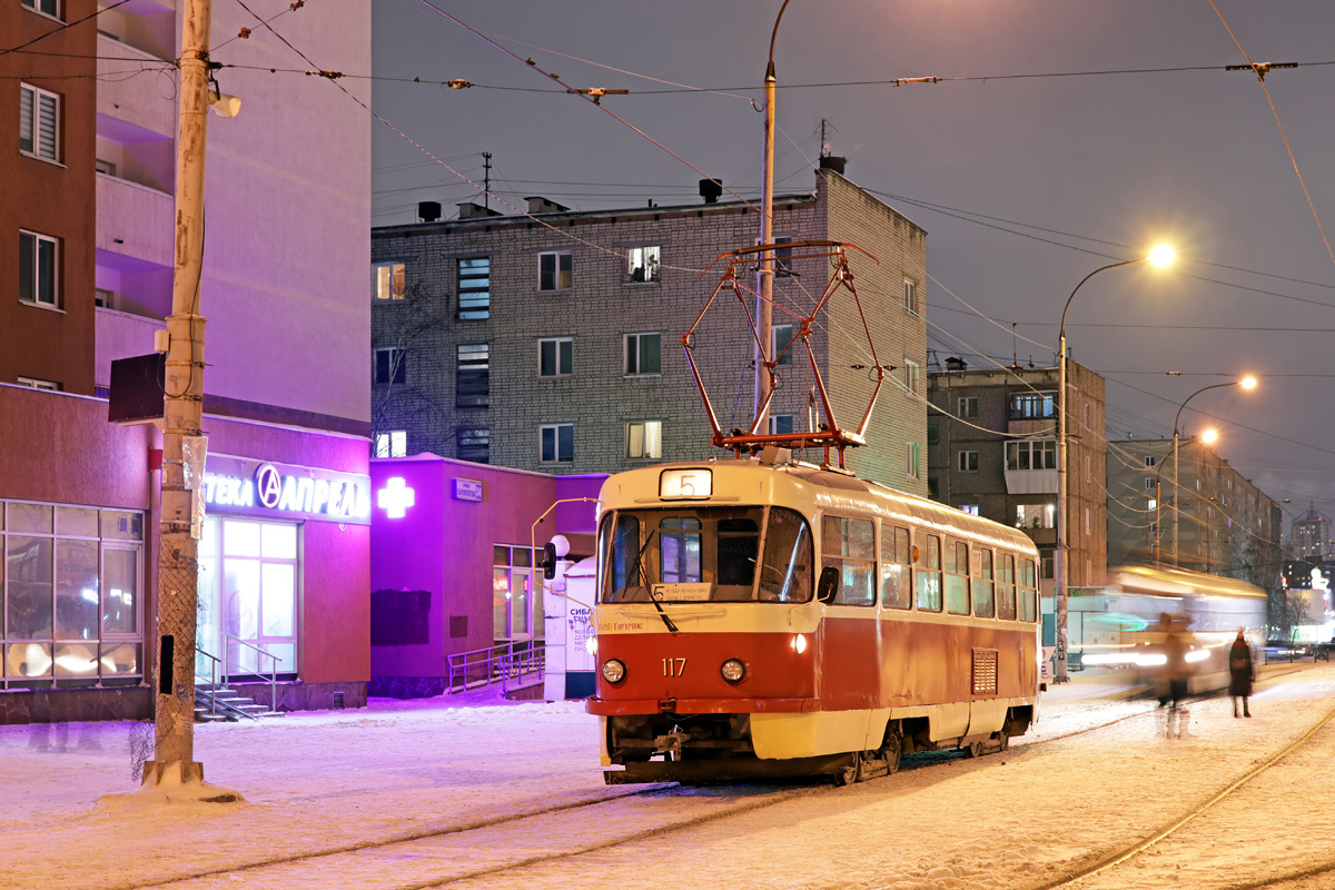 Екатеринбург, Tatra T3SU (двухдверная) № 117