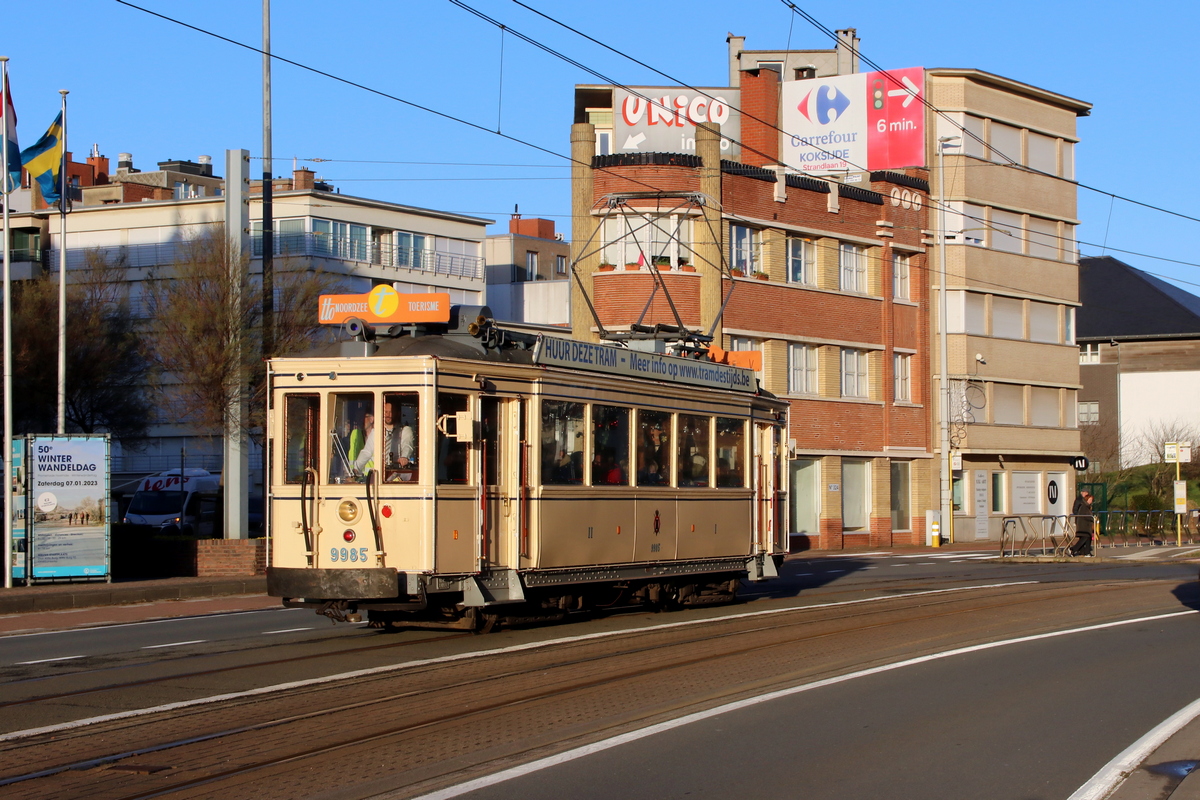 Kusttram, SNCV Standard wooden motor car Nr 9985