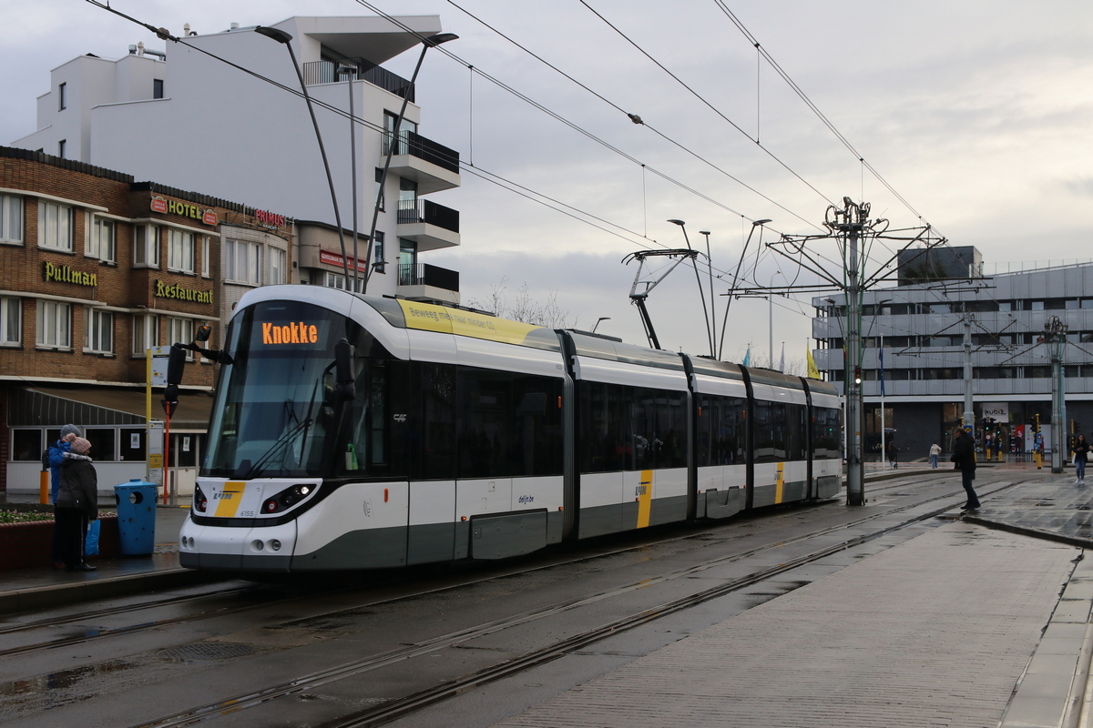 Береговой трамвай, CAF Urbos 100 № 6155
