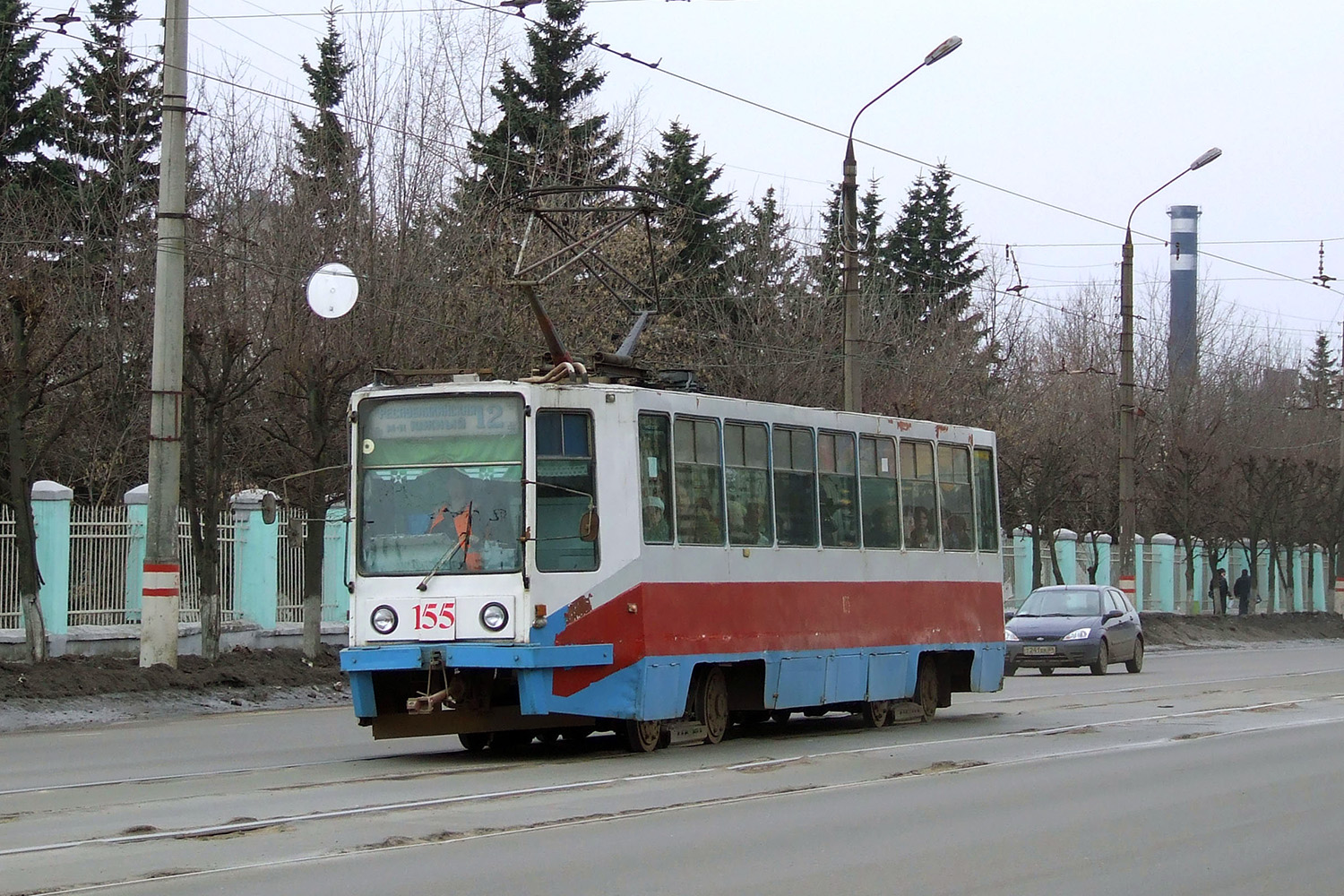 Twer, 71-608K Nr. 155; Twer — Tver tramway in the early 2000s (2002 — 2006)