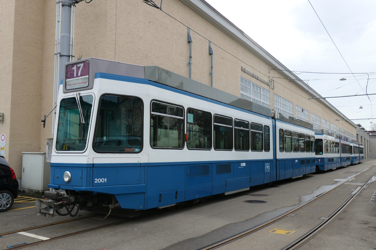 Цюрих, SWS/SWP/BBC Be 4/6 "Tram 2000" № 2001
