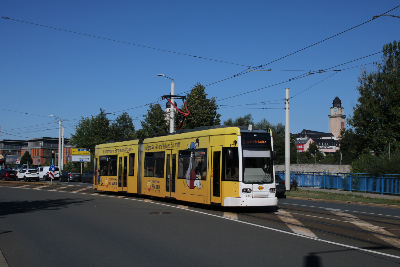 Plauen, Bombardier NGT6 PSB Nr. 301 Plauen, Bombardier NGT6 PSB Nr. 301