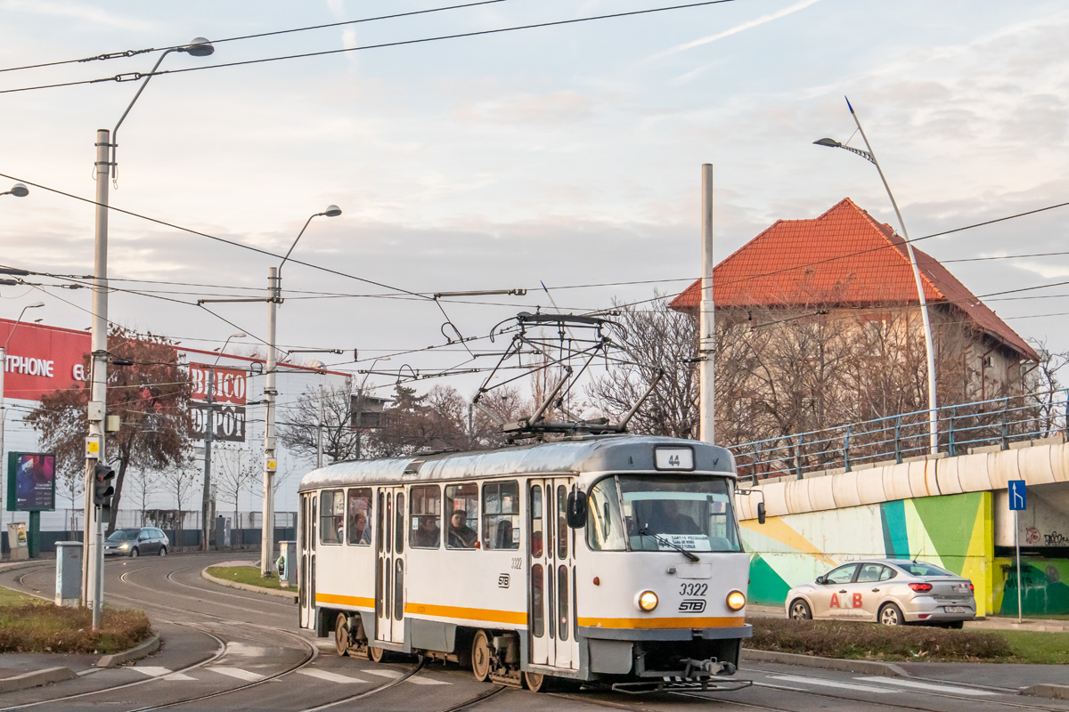 Бухарест - Илфов, Tatra T4R № 3322