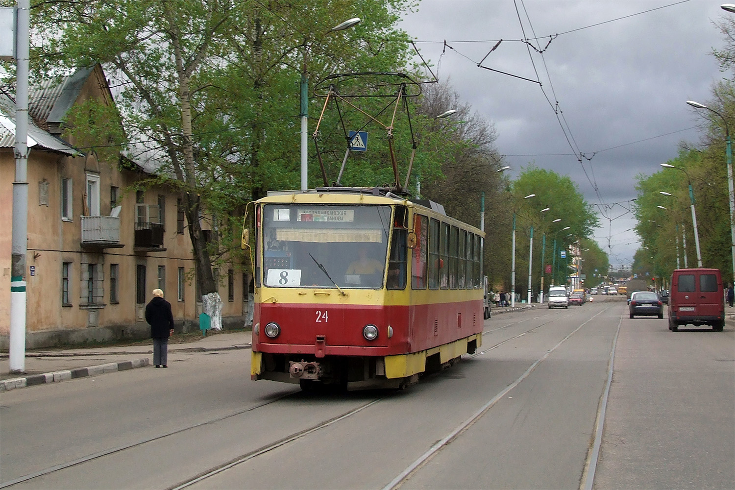 Tver, Tatra T6B5SU — 24; Tver — Tver tramway in the early 2000s (2002 — 2006)