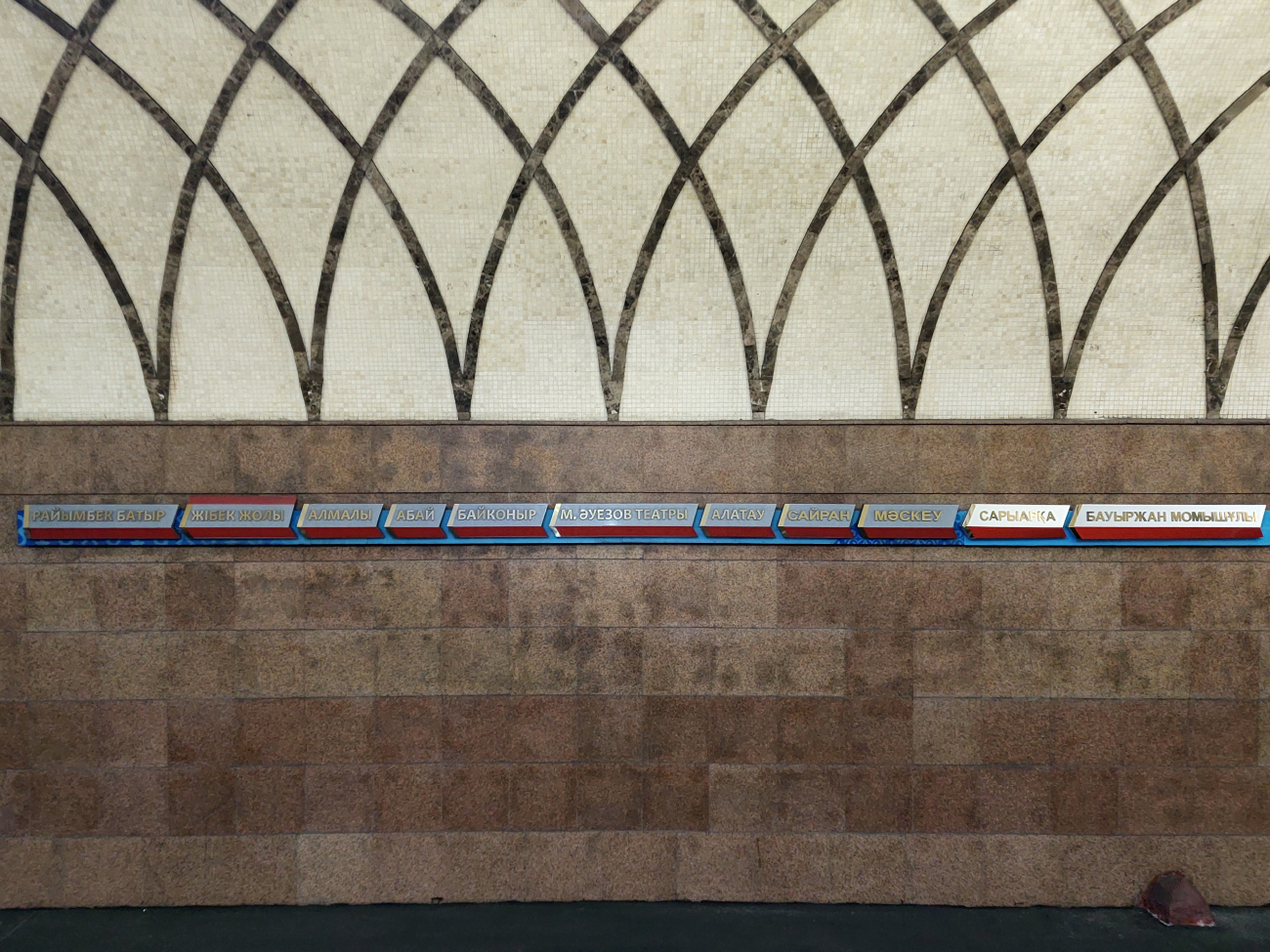 Almaty — Line 1 — Stations