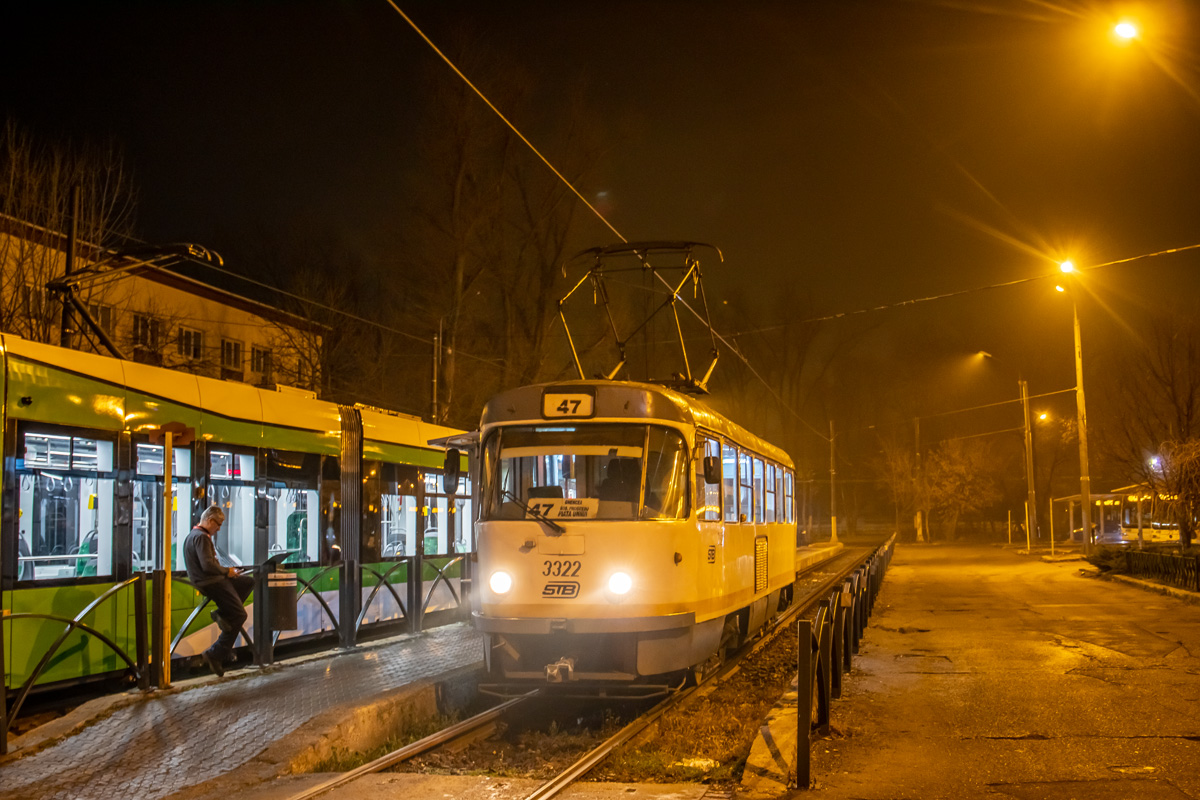 Бухарест - Илфов, Tatra T4R № 3322