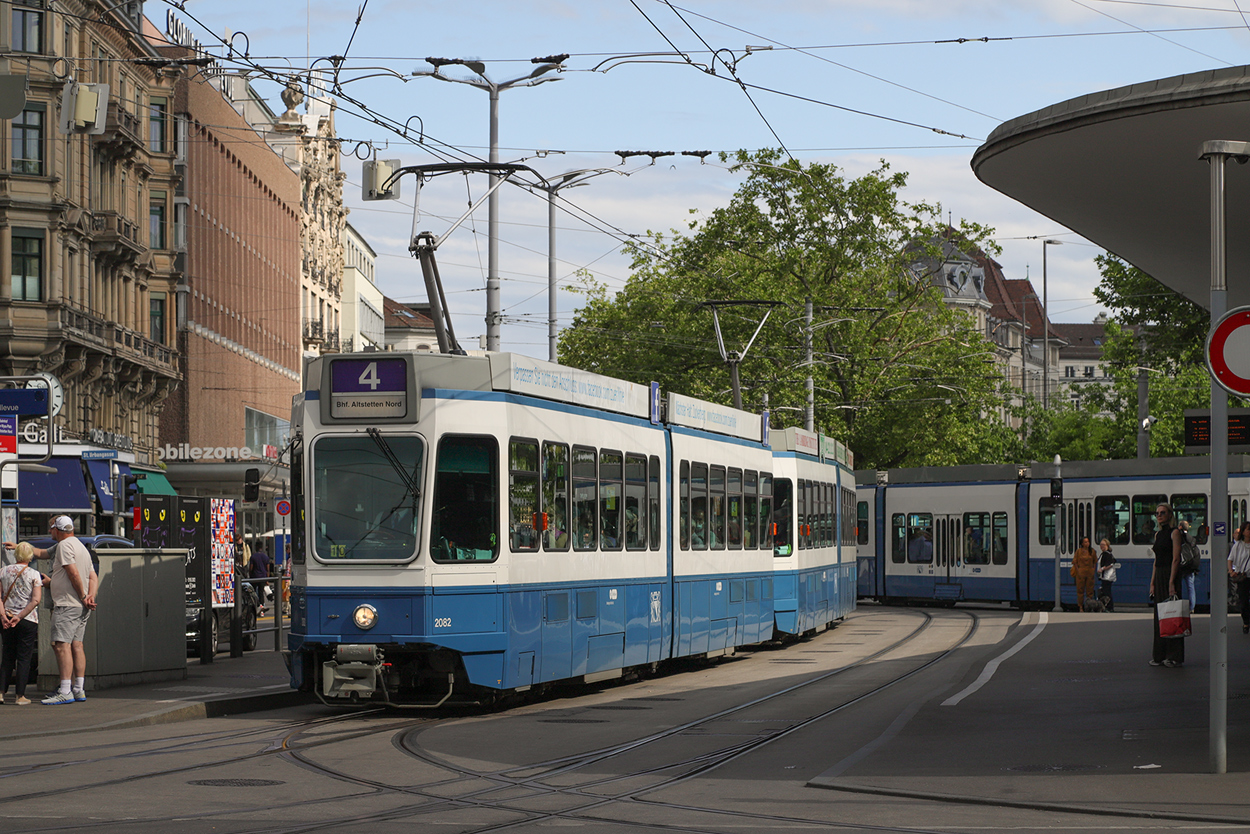 Цюрих, SWP/SIG/BBC Be 4/6 "Tram 2000" № 2082