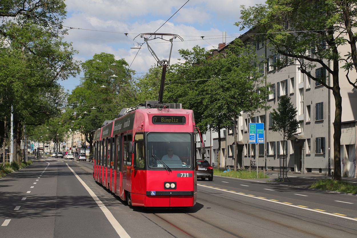 Берн, ACMV/ABB/Duewag Be 4/8 № 731