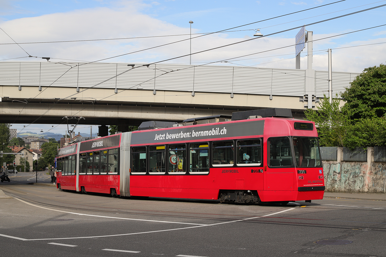 Берн, ACMV/ABB/Duewag Be 4/8 № 731