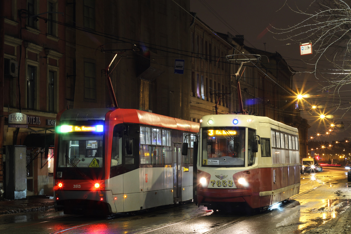 Sankt Peterburgas, LM-68M2 (mod. SPb GET) nr. 7653; Sankt Peterburgas — Terminal stations