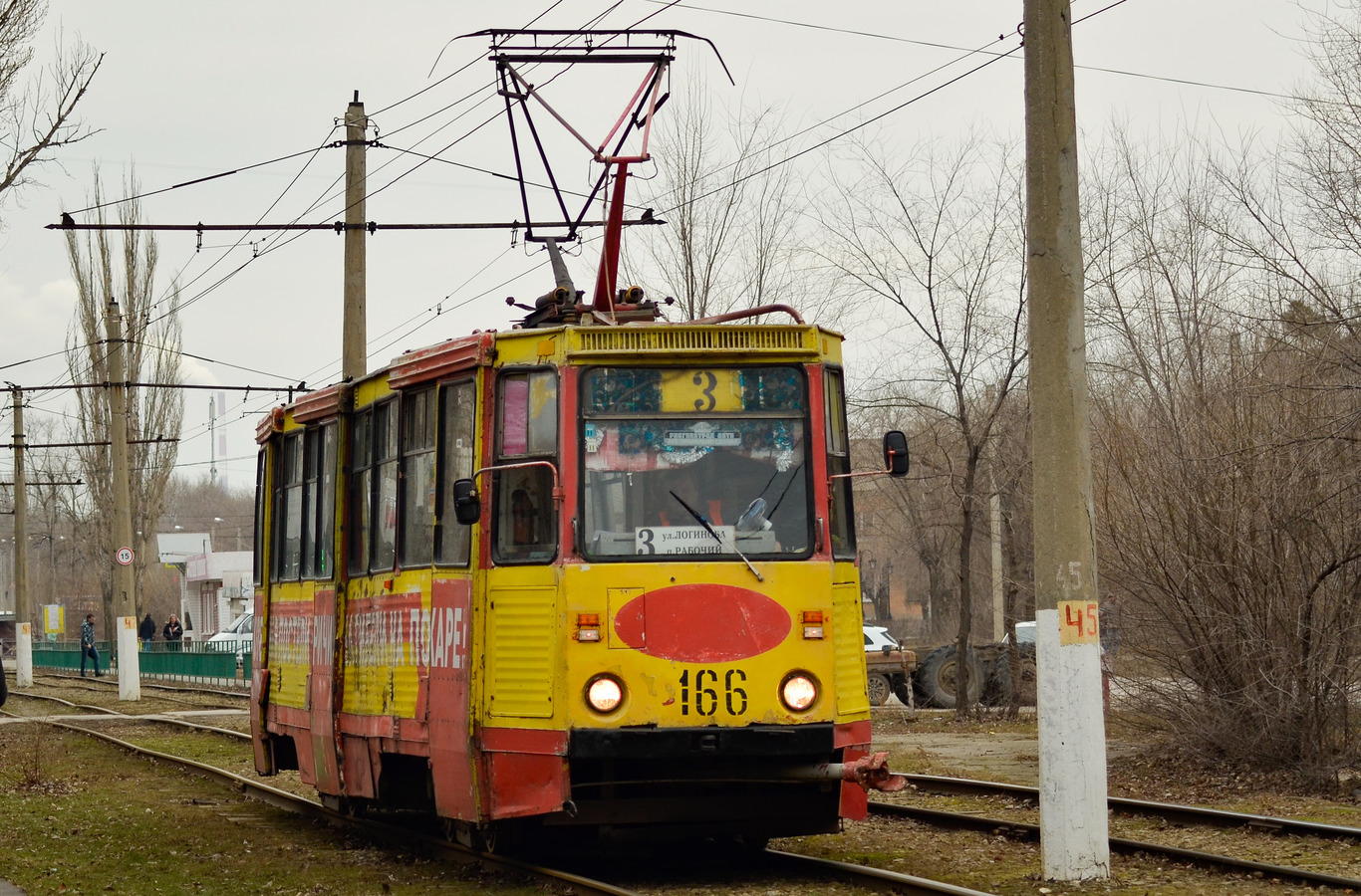 Волжский, 71-605 (КТМ-5М3) № 166