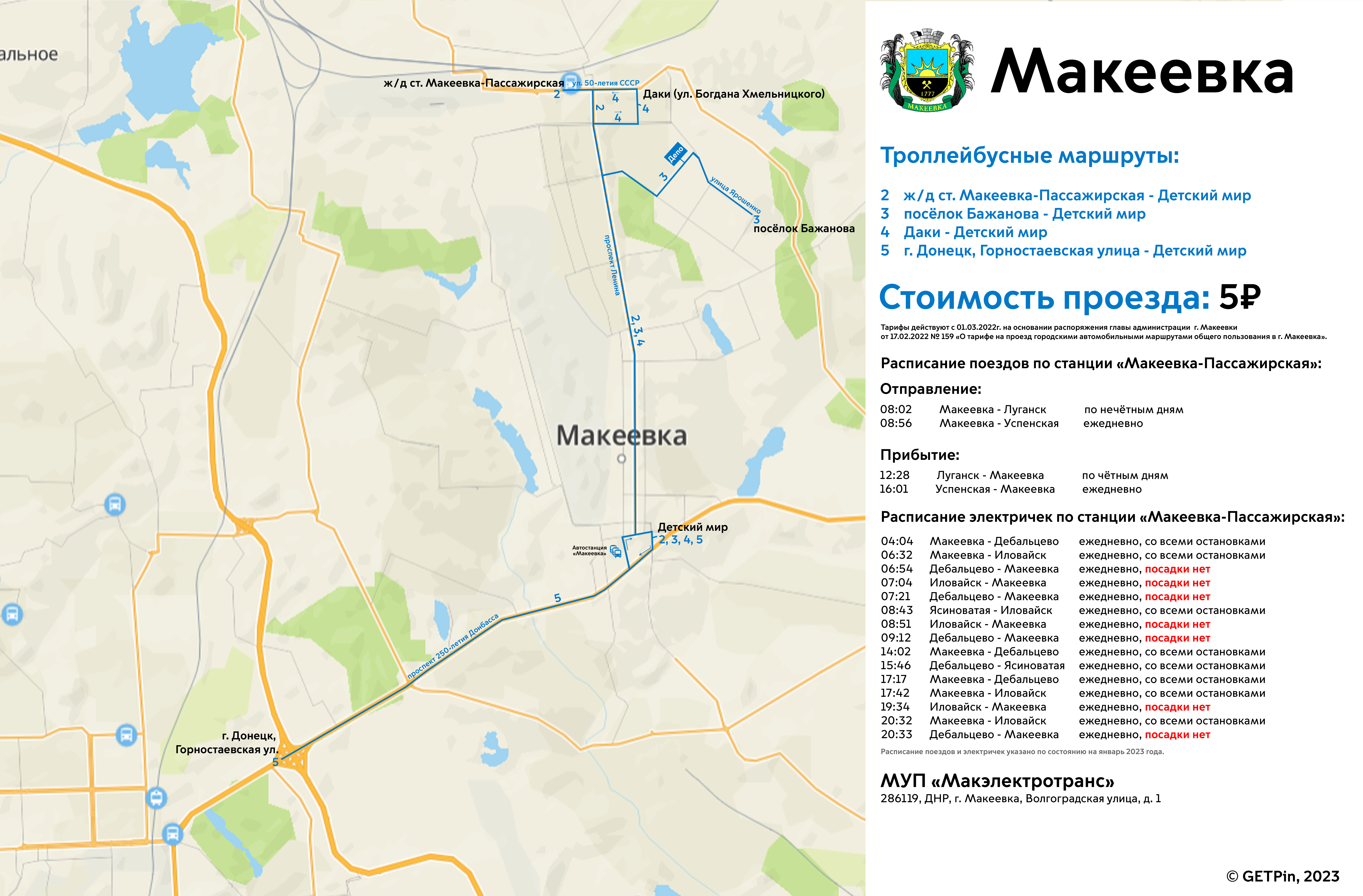 Макеевка — Карты и схемы