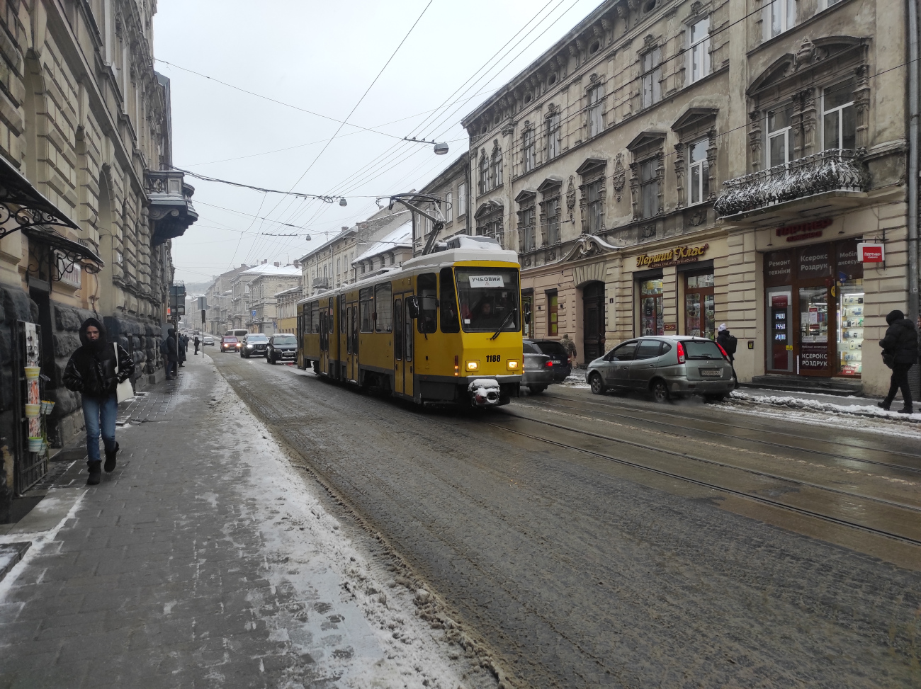 Львов, Tatra KT4DM № 1188