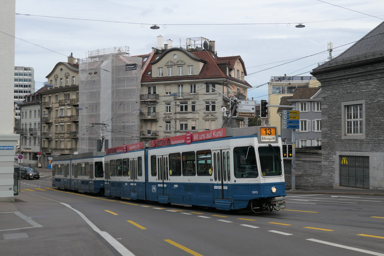 Цюрих, SWP/SIG/BBC Be 4/6 "Tram 2000" № 2073