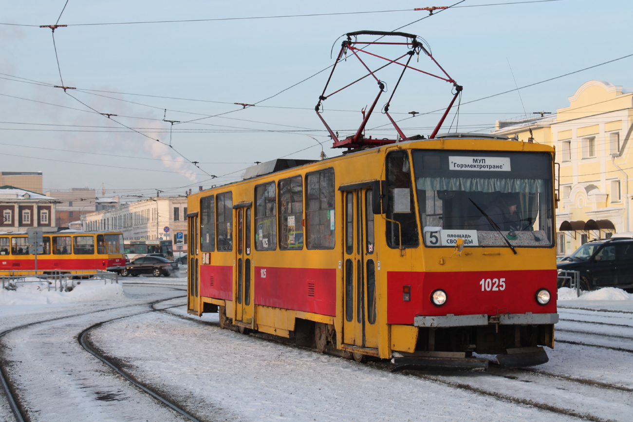 Барнаул, Tatra T6B5SU № 1025