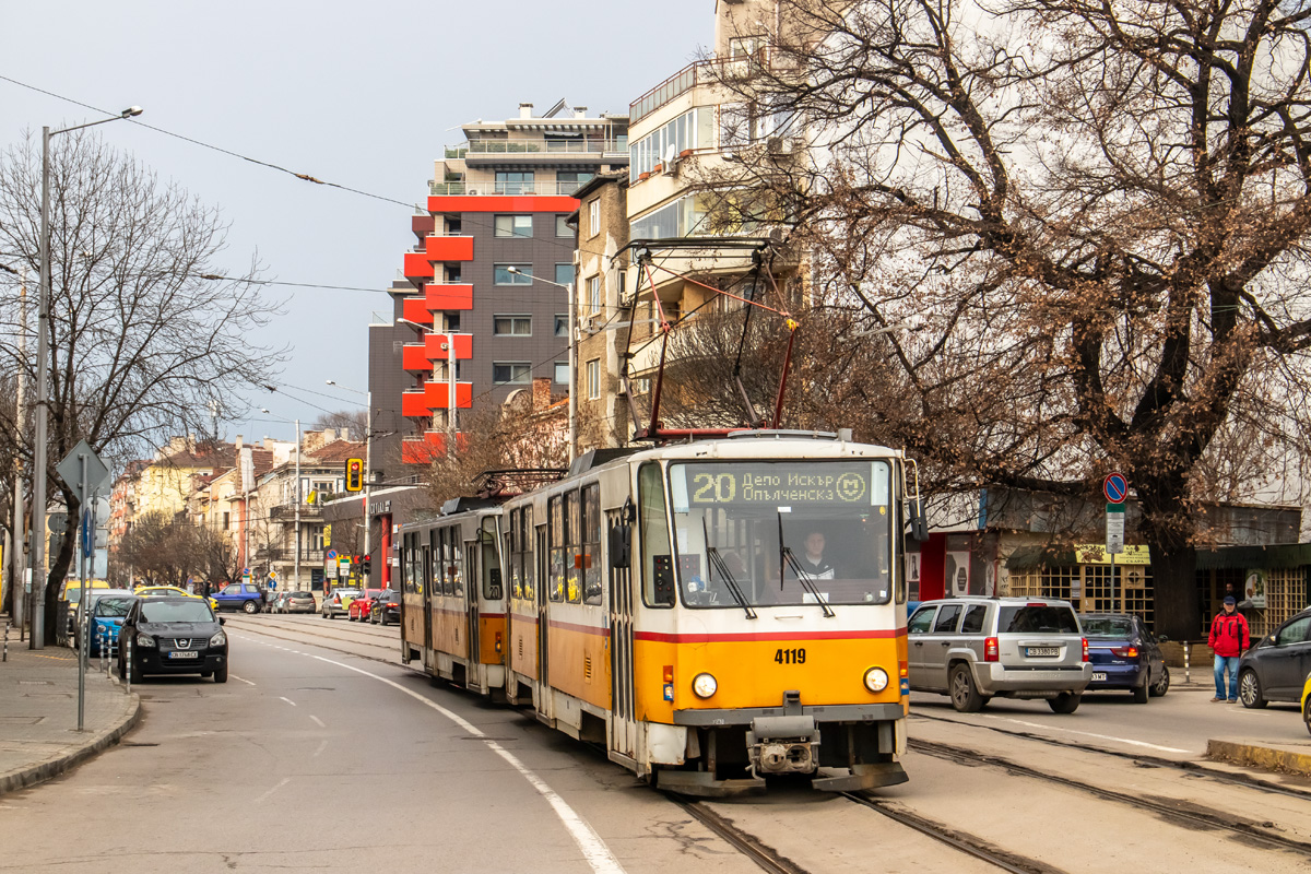 Sofia, Tatra T6B5B Nr. 4119