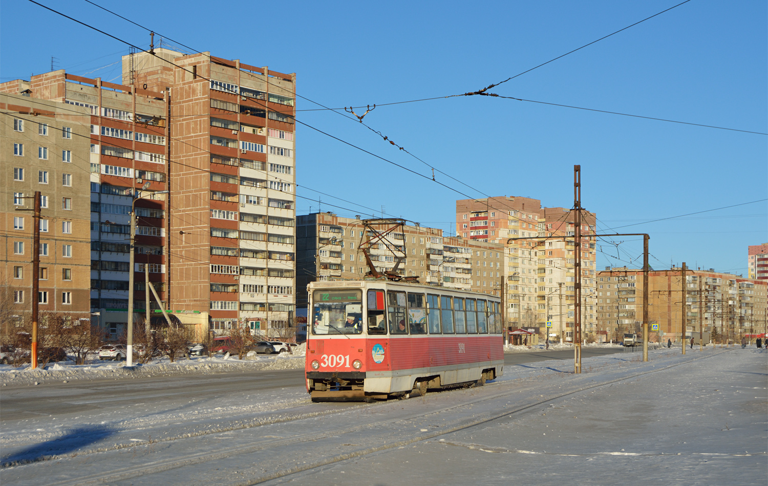 Магнітогорськ, 71-605 (КТМ-5М3) № 3091 Магнітогорськ, 71-605 (КТМ-5М3) № 3091