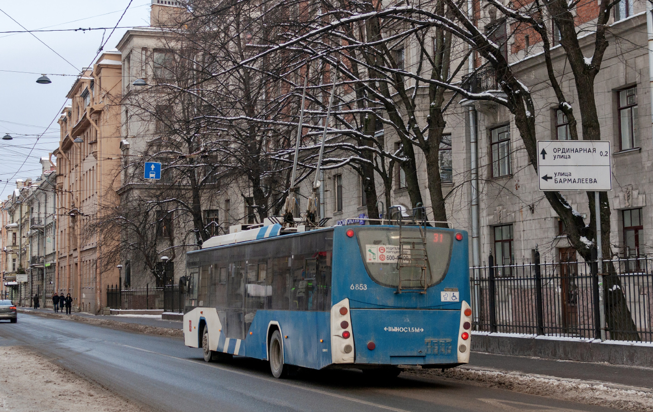 Санкт-Петербург, ВМЗ-5298.01 «Авангард» № 6853