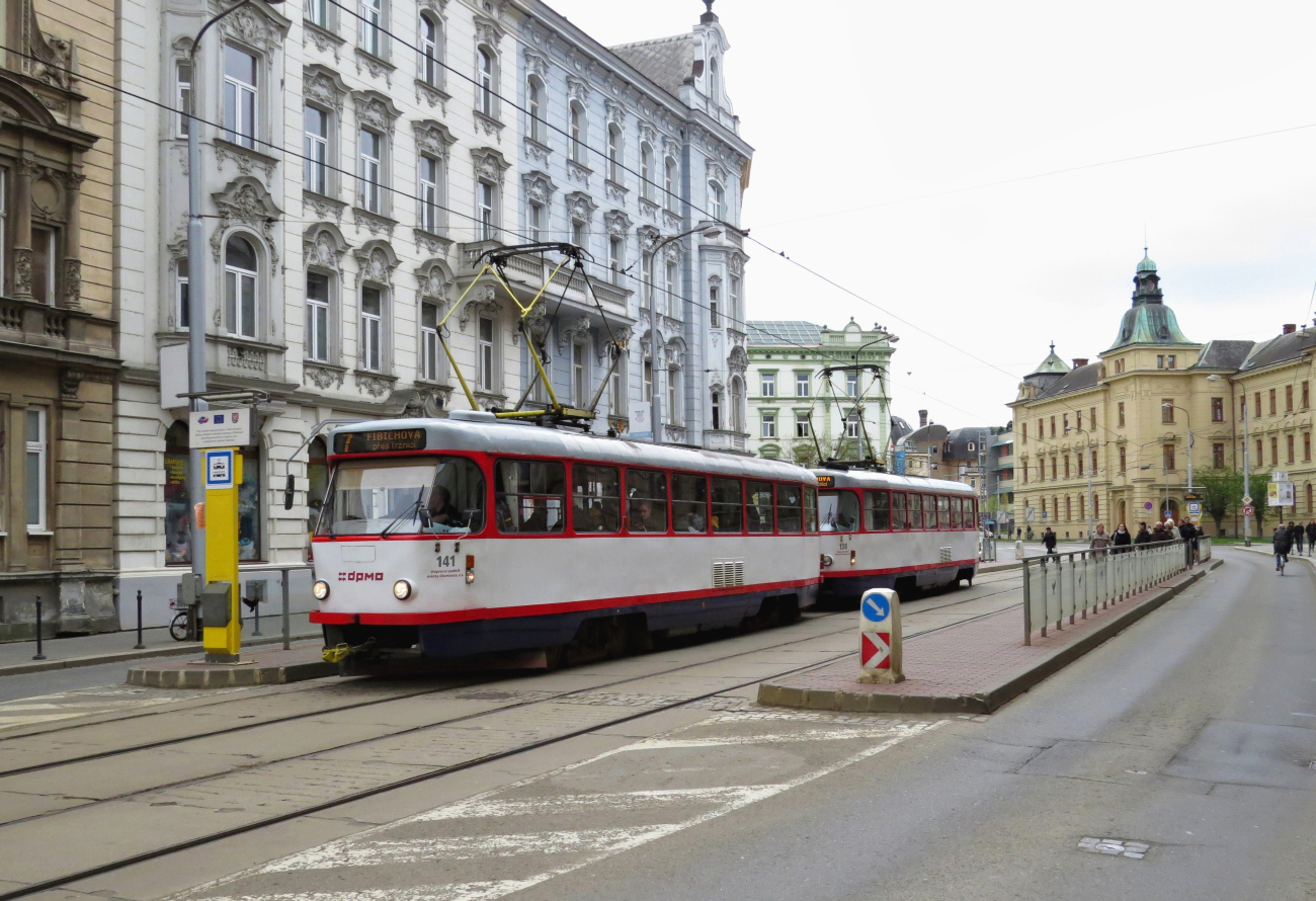 Оломоуц, Tatra T3 № 141; Оломоуц, Tatra T3 № 138 Оломоуц, Tatra T3 № 141; Оломоуц, Tatra T3 № 138