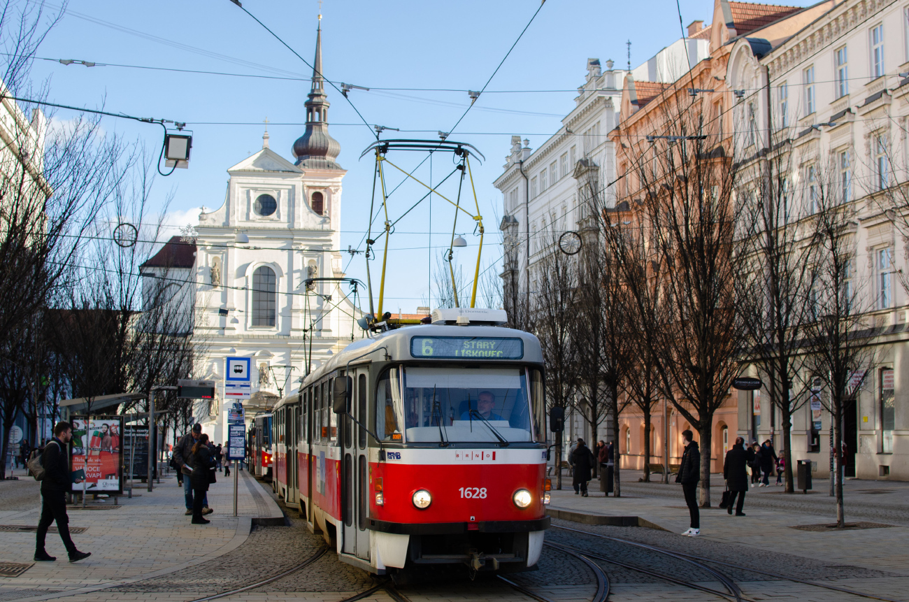 Брно, Tatra T3P № 1628