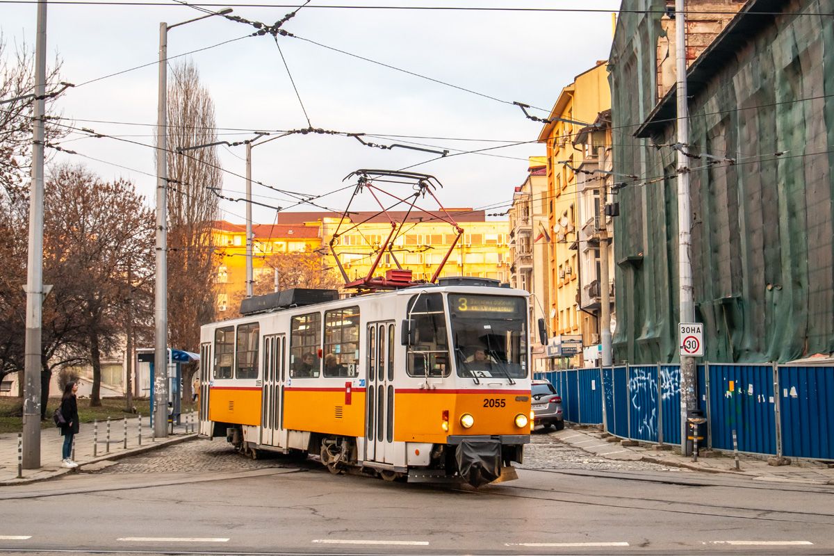 София, Tatra T6A2SF № 2055