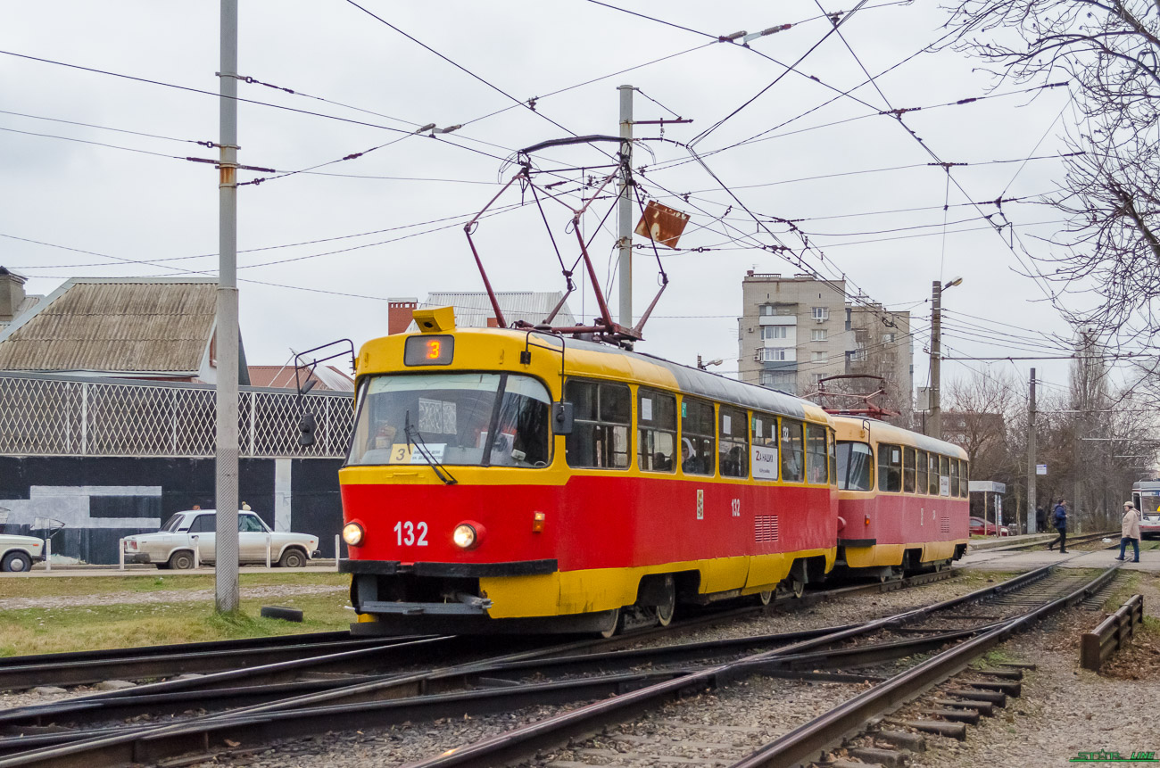 Краснодар, Tatra T3SU № 132